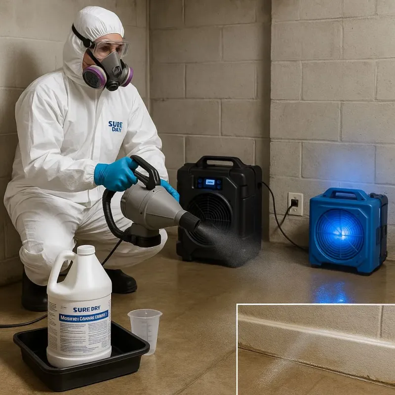 Sanitization and Odor Removal process in Goldenrod, FL